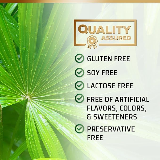 Saw Palmetto Extract Prostate Supplement - 1000 MG Saw Palmetto Supplement, Nature's Prostate Support Supplement for Men Health Support, Men's Prostate Urinary Health Support Supplement - 60 Capsules