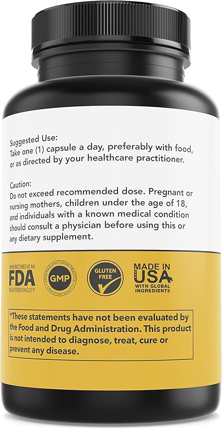 Western Supplements 300mg Pure Hyaluronic Acid Supplement with Vitamin C - 1 Capsule Serving – 3 Month Supply, Supports Healthy Skin, Anti-Aging, Beauty, Hydration, Joints