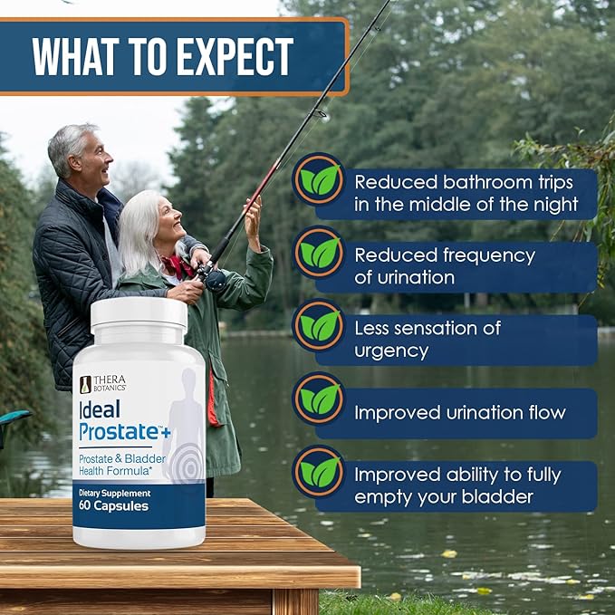 Advanced Men's Prostate Support by Ideal Prostate Plus with Saw Palmetto, Lycopene and More for Natural Prostate Relief*