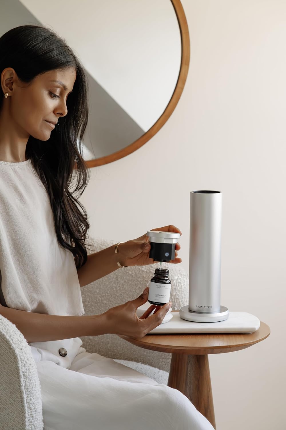 AromaTech The Beach House Premium Aroma Oil – Transportive Home Fragrance with Notes of Salted Bergamot, Sandalwood & Coconut Milk for Scent Diffusers, Cold-Air and UltraSonic Scent Machines – 60 mL