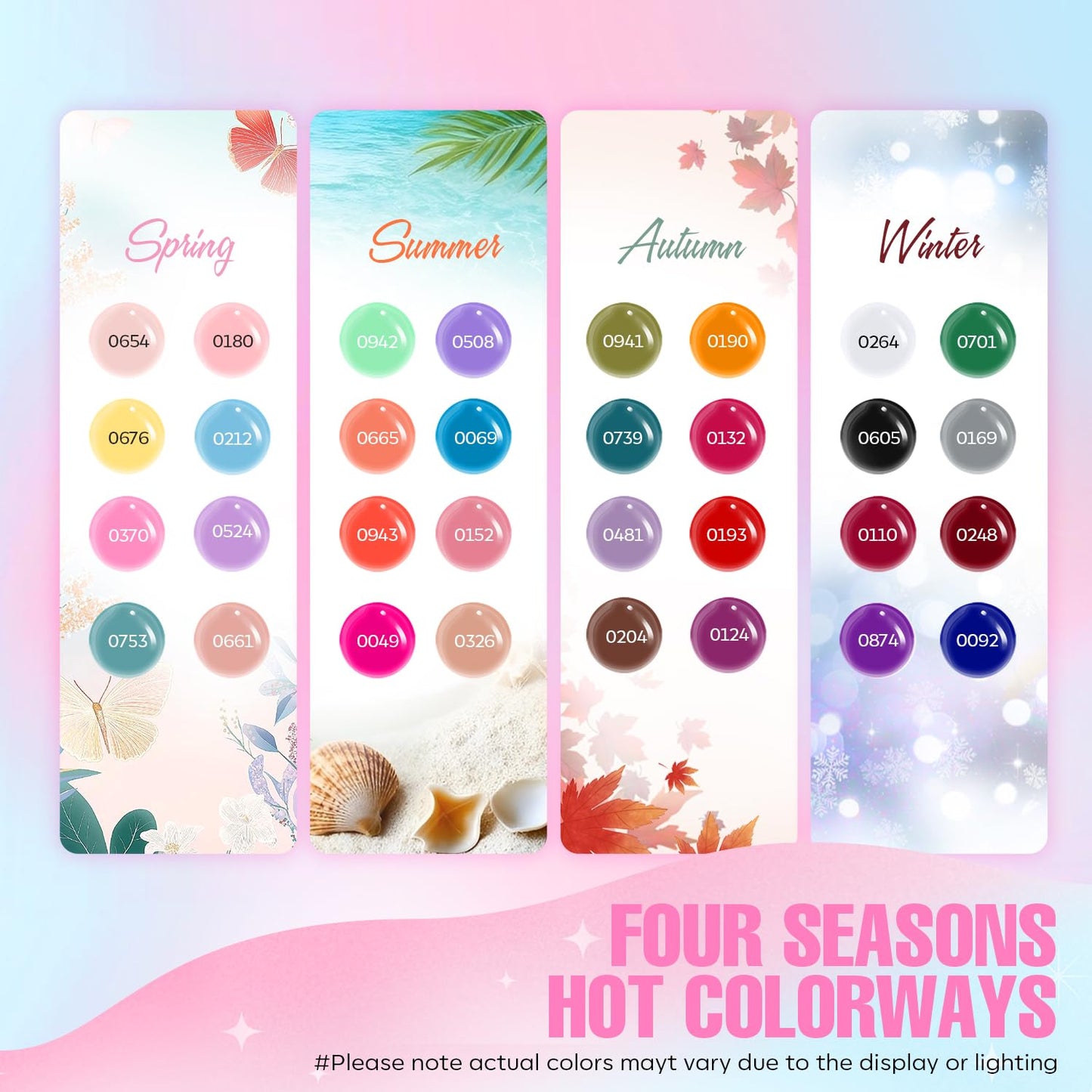 MEFA 60 Pcs Gel Nail Polish Kit with U V Light, 32 Colors Classic Popular Nail Kit Soak Off Nail Polish Gel Set with Base Matte/Glossy Top Coat Nail Art Decorations Manicure Tools DIY Gifts