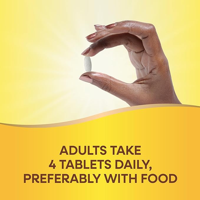 Nature's Way Alive! Calcium Max Absorption, Bone Support*, Plant Source Calcium, Vitamin D3 & K2, Magnesium, 60 Tablets (Packaging May Vary)