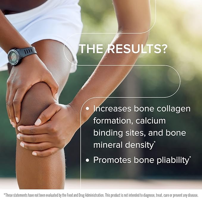 Biosil Bone Collagenizer Ultra - 60 Veggie Capsules - with Patented ch-OSA Complex + Choline, Inositol, MK7 & Vitamin B12 - GMO Free - 30-Day Supply