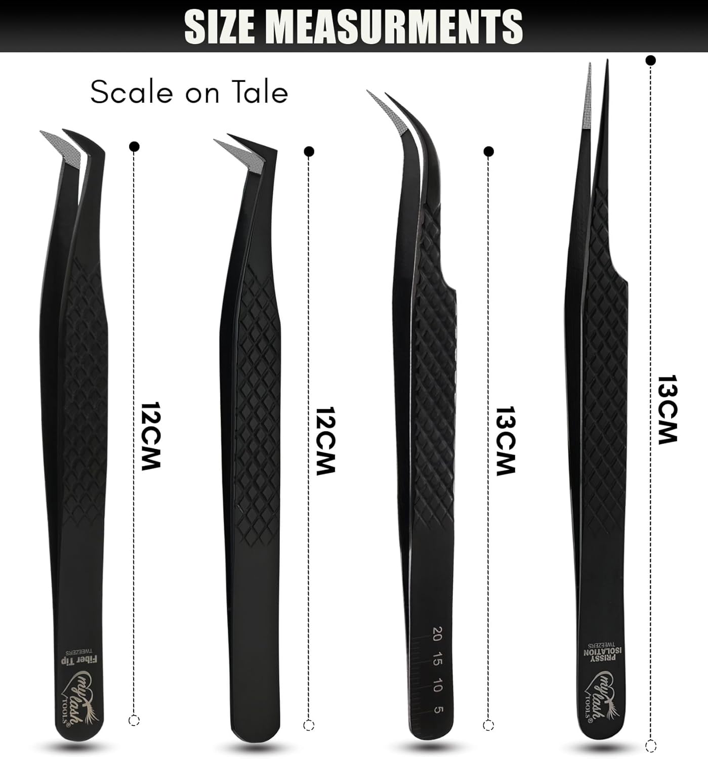Eyelash Extension Tweezers Fiber Tip Lash Tweezers, Precision Boot Fiber Tip Volume Tweezers for Lash Extensions Japanese Steel Curved & Isolation Tweezer pinzas para pestaas (4pcs Set)