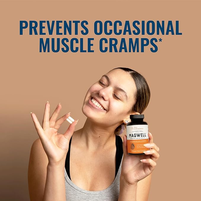 Live Conscious Magwell Magnesium Zinc & Vitamin D3 - Magnesium Glycinate, Malate, & Citrate - Triple Supplement for Women & Men - for Sleep, Bone, Heart, Immune Support - 120 Caps