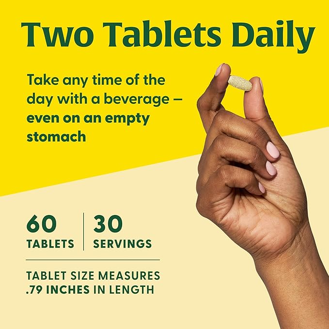 MegaFood Skin, Nails & Hair 2 - Vitamins for Women & Men - Biotin, Vitamin A, Vitamin C, Zinc, Vitamin B6, Vitamin E, Pantothenic Acid - Vegan - Made Without 9 Food Allergens - 60 Tabs (30 Servings)