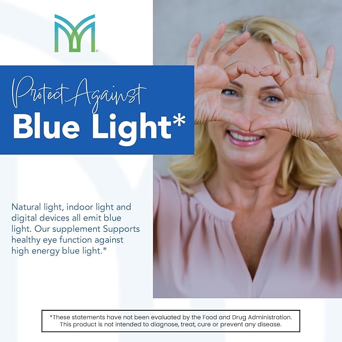 Mannatech Eye Care Supplement, Supports General Eye Health Sight Care Supplement w/Lutein & Zeaxanthin. Eye Support 30 Softgels.