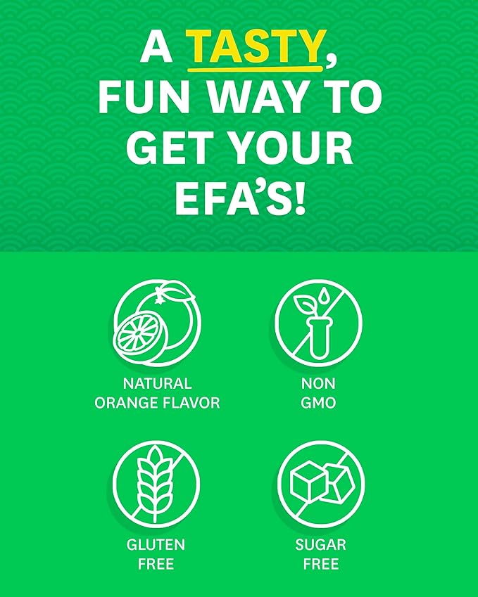 Zenwise Health Omega-3 Orange Tangerine Gummies 200mg Omega 3 DHA/EPAm 75mg Fish Oil Based Omega 3-6-9 for Heart, Brain,Joints, and Immune System Health - 30 Count