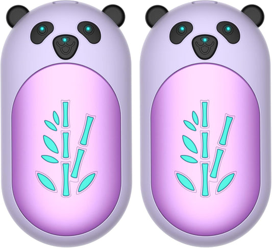 Hand Warmers Rechargeable 2 Pack, 6000mAh Electric Hand Warmer Reusable, 20Hrs Long Heating, Portable Pocket Heater Handwarmer for Women Men, Outdoor Camping, Hunting Gear