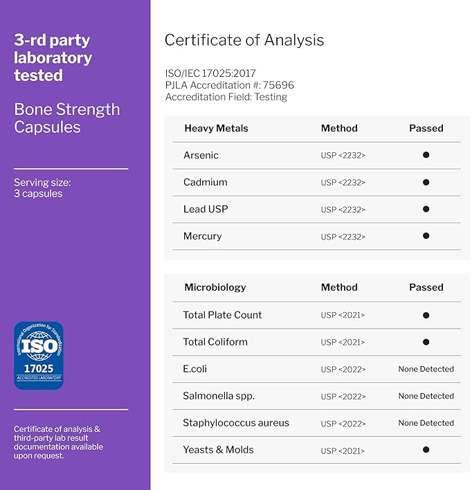 Calcium Citrate with Vitamin D3 K2 & Magnesium Glycinate - Bone Strength Supplement - Plant Based Calcium Supplements for Women & Men - Magnesium and Calcium D3 K2 Pills for Bone Health - 90 Capsules