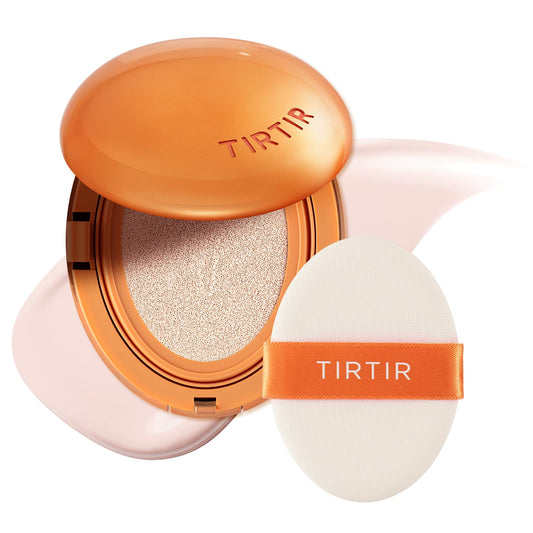 [*Mini Size*] TIRTIR Mask Fit Ai Filter Cushion Foundation | AI-Like Semi-Matte Finish - Up to 72-Hour Medium to Full Coverage Korean BB Cushion Make up Beauty, #11C Cool Rosy, 0.15 Fl Oz