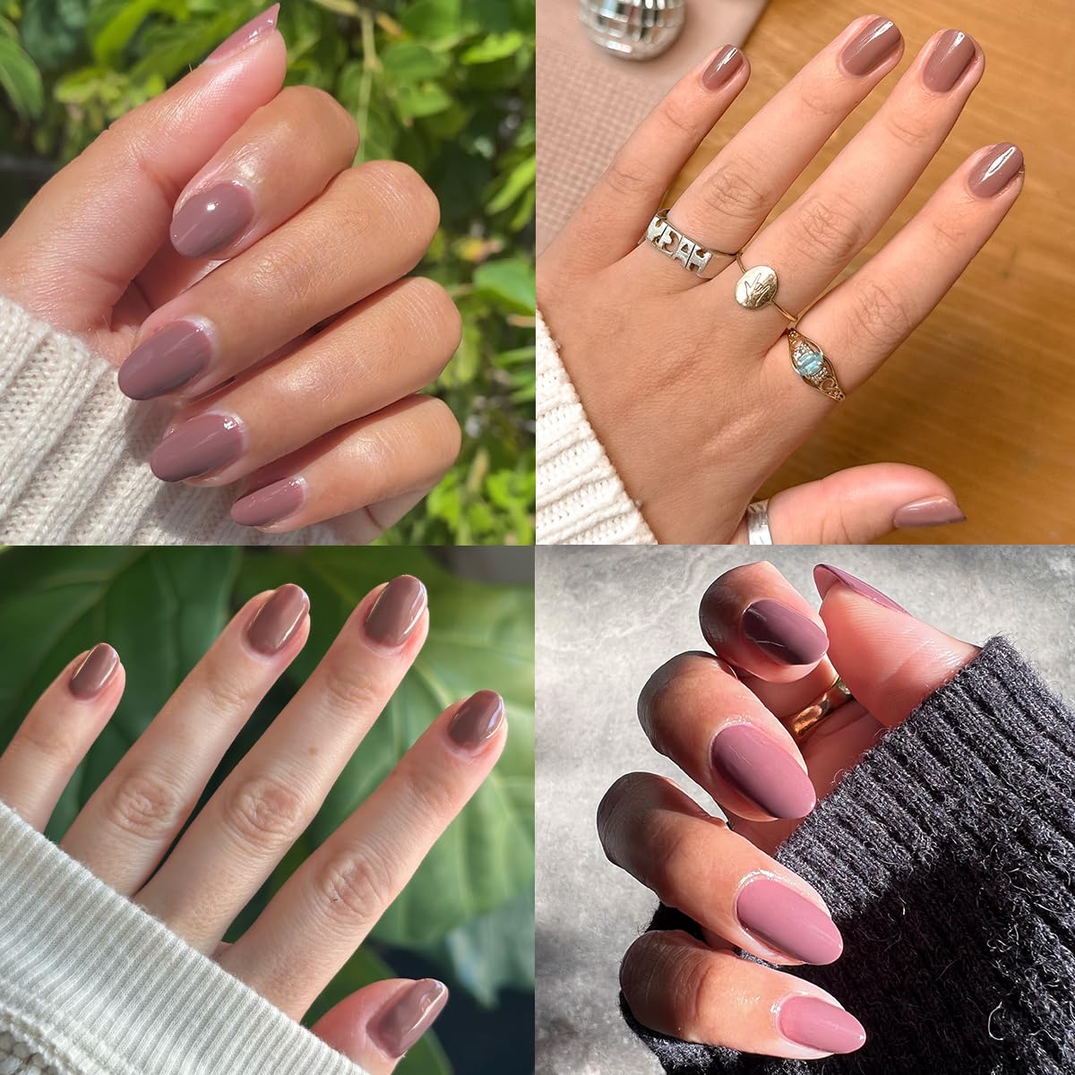 Olive & June Long Lasting Nail Polish | Plump Gel-Like Finish No Lamp Needed | Lasts up to 10 days | Salon-Quality Color at Home | 15-Free Vegan Cruelty-Free Chip-Resistant Shine |Shacket Rose Neutral