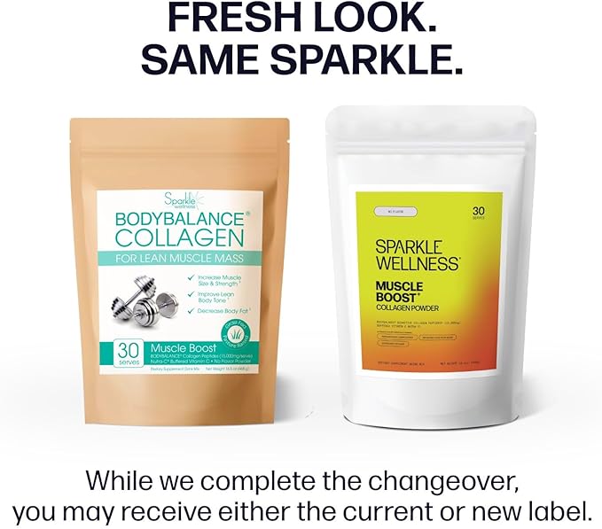 Muscle Boost (Mixed Berry) [30-Serves] | Collagen Supplement Powder with Hydrolyzed BODYBALANCE Collagen Peptides & Buffered Vitamin C | Improves Body Composition