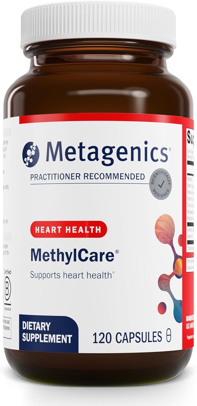 Metagenics MethylCare - 1,330 mcg DFE Folate - for Homocysteine Metabolism & Methylation* - Non-GMO & Gluten-Free - 120 Count