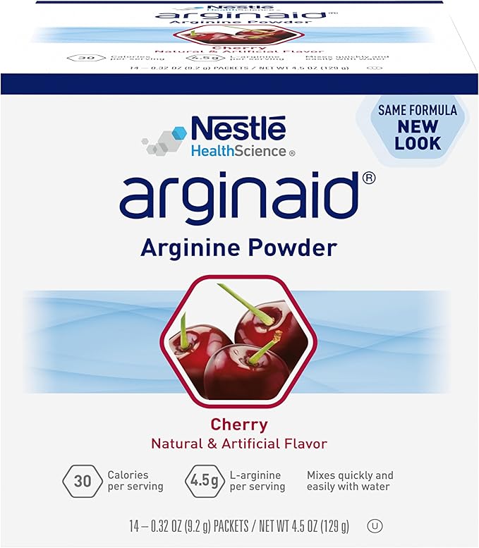 Arginaid, Cherry, 0.32-Ounce Packets (Pack of 56) packaging may vary