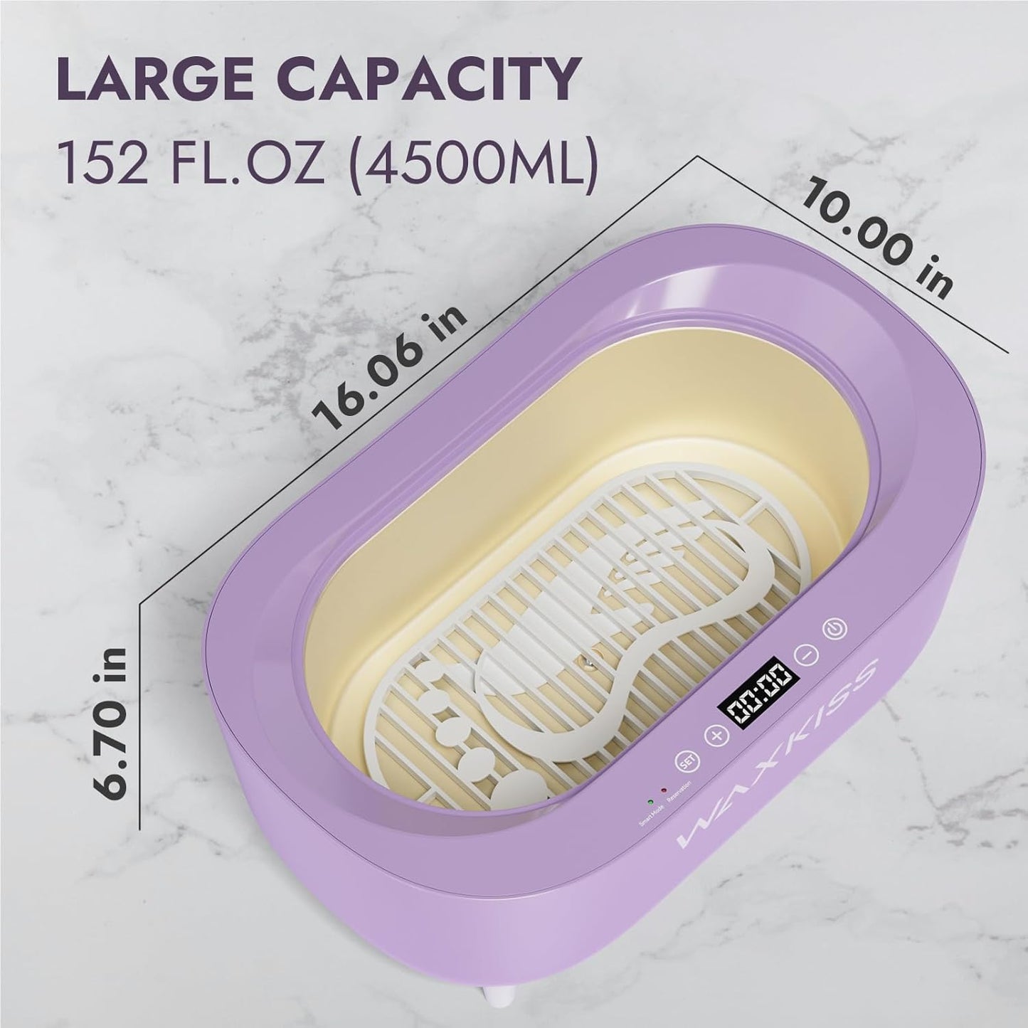 Waxkiss Intelligent Paraffin Wax Machine for Hands & Feet,Paraffin Wax Warmer for Professional Spa (B)