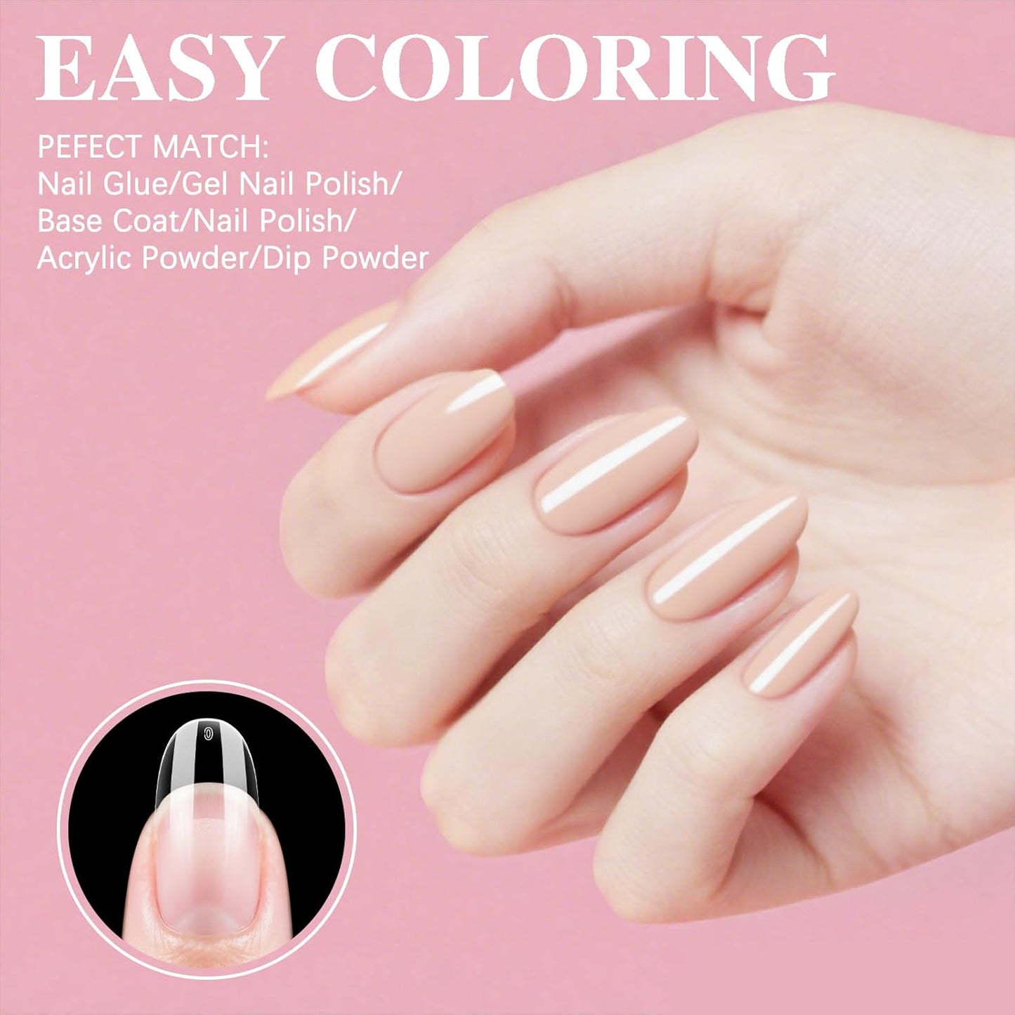 Medium Oval Nail Tips, SSWSBYKE 300pcs Soft Gel Nail Tips for Full Cover Pre-Shaped Acrylic Fake Nails Tips 15 Sizes Half Matte Press On Nails for Extension Home DIY Salon