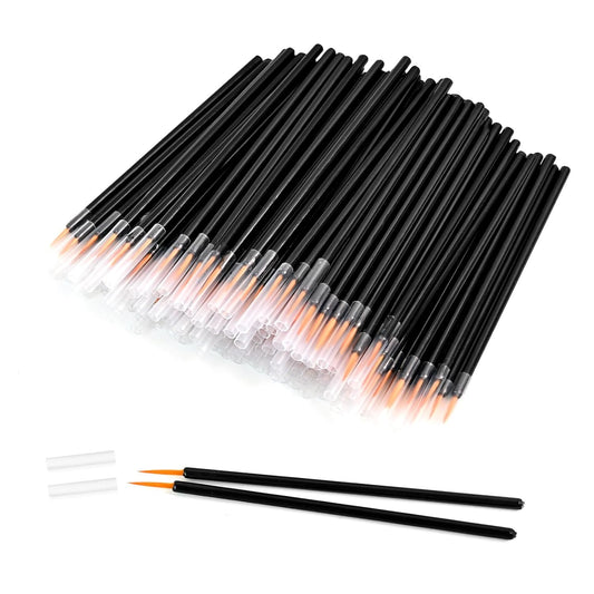 200 PCS Disposable Eyeliner Brush, Eye Lash Applicator Tools, Disposable Eye Shadow Applicator Makeup Tool, and Nail Brush