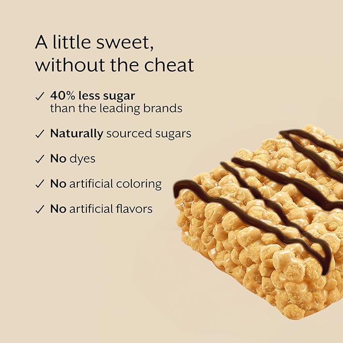 Promix Protein Puff Bars, 12-Pack - Coconut - Marshmallow Crispy Treat - Great Tasting & Healthy On The Go Snack - High Protein & Low Calorie - Non-GMO & Free From Gluten, Soy, & Corn