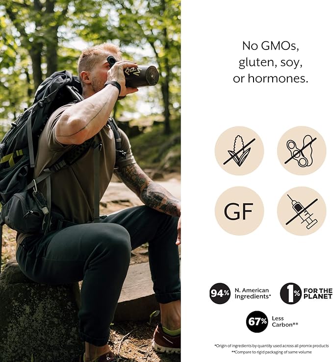 Promix Whey Protein Powder, Vanilla - 5lb Bulk - Grass-Fed & 100% All Natural - ­Post Workout Fitness & Nutrition Shakes, Smoothies, Baking & Cooking Recipes - Gluten-Free & Keto-Friendly