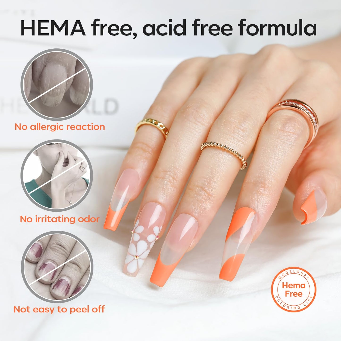 modelones Nail Dehydrator, 30 ml Nail Prep Dehydrator for Press Ons/Acrylic Nails/Gel Polish, Acid Free Natural Prep Dehydrate Acrylic Supplies