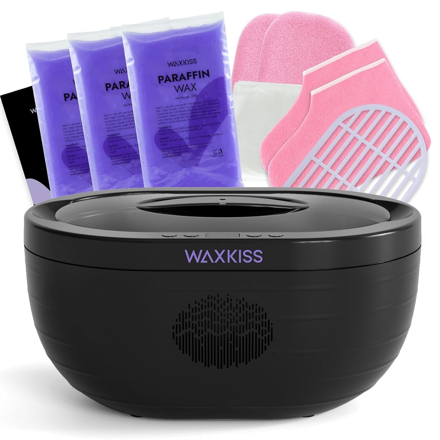 Paraffin Wax Machine for Hand and Feet,Hand Wax Paraffin Machine with Paraffin Wax Refills, Safety Material 3L Paraffin Baths Machine Kit Moisturizing and Hydration