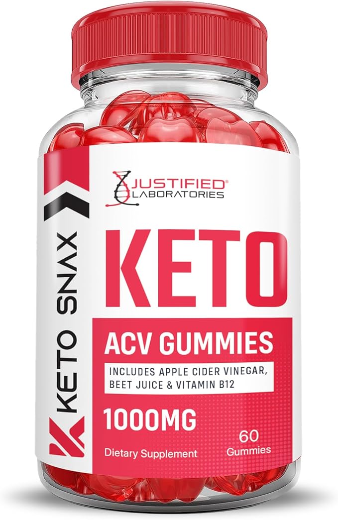 (2 Pack) Keto Snax Keto ACV Gummies Advanced Formula 1000MG Keto Snax Keto Gummies Apple Cider Vinegar Formulated with Pomegranate Beet Juice Powder B12 Vegan Non GMO 120 Gummys