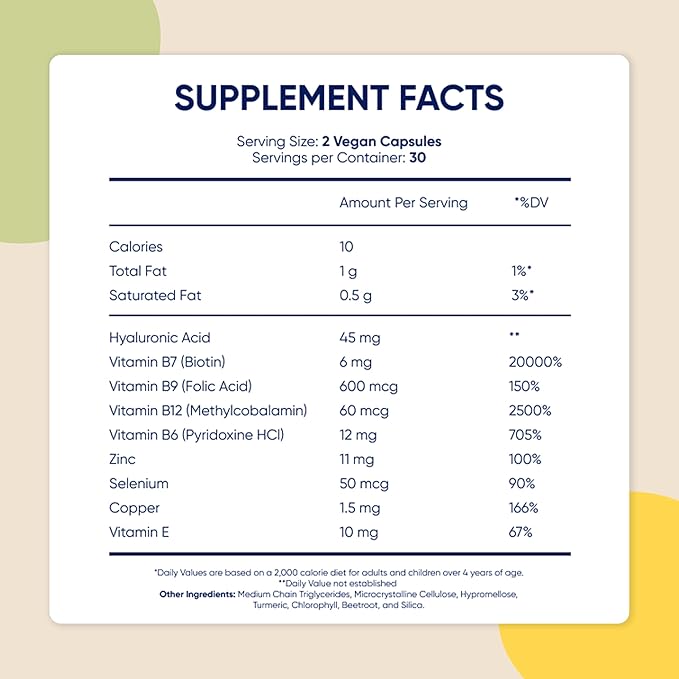 Moerie Hair Growth Supplement for Women & Men - Hair Skin and Nails Vitamins With Biotin, Q10 & Minerals - For Thicker, Fuller Hair & Hair Loss Treatment - Advanced Beadlet Delivery System - 120 Pills