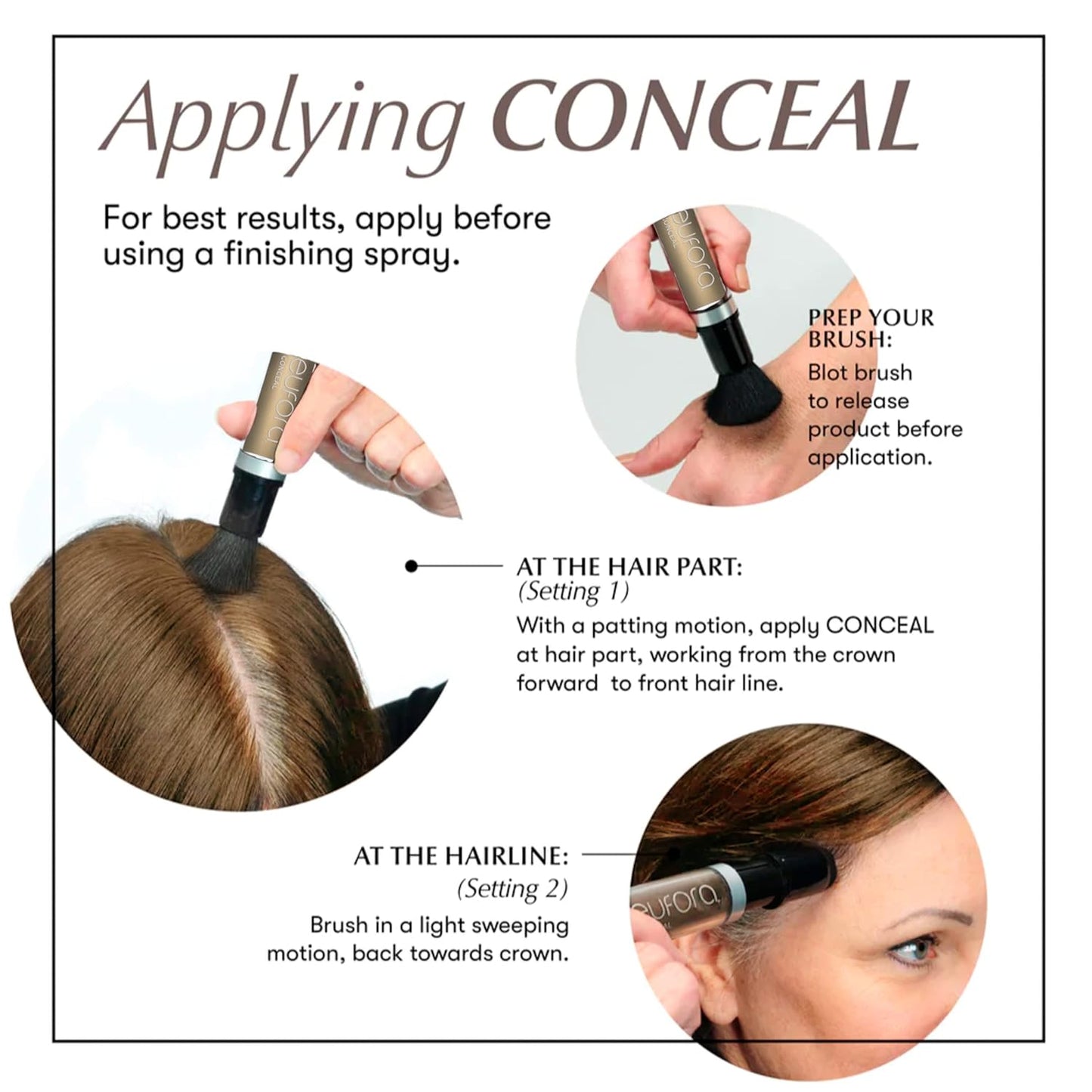 Eufora Conceal Blonde Root Touch Up .21oz