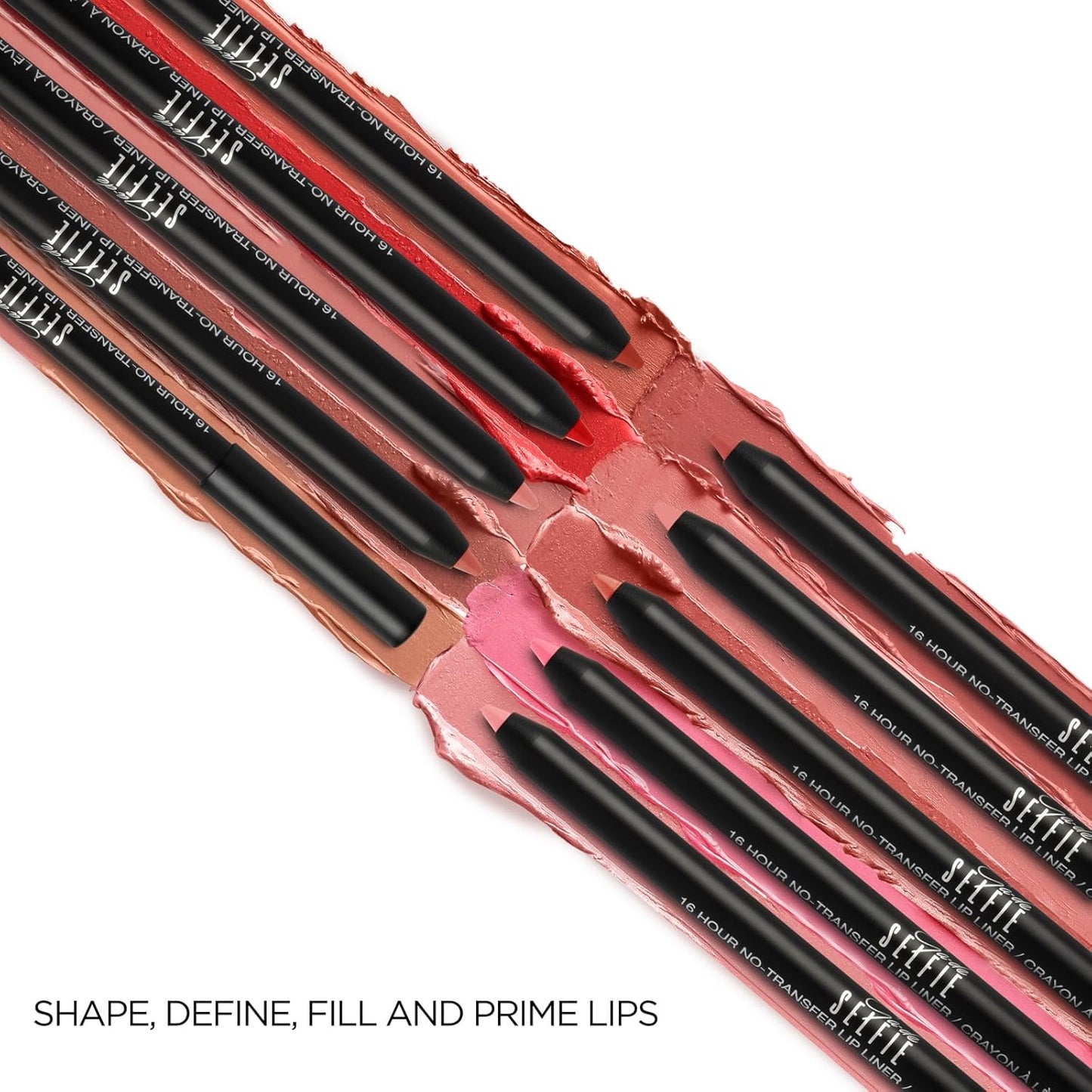 GA-DE Selfie 16 Hours Lip Liner, 852 - Long-Lasting, Transfer-Resistant Lip Liner Pencil - Lightweight, Creamy Soft Texture, High-Pigmented - 0.02 oz