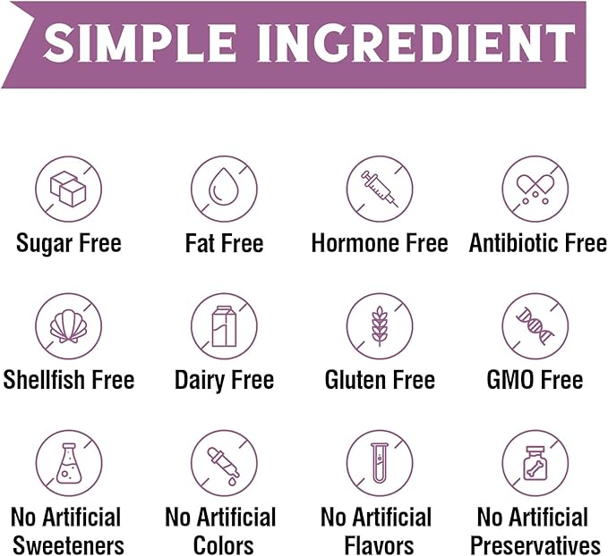 Multi Collagen Peptides Powder Type I II III V X, Hydrolyzed Collagen Protein for Women and Men, Skin, Hair, Nails and Joints, Unflavored, Non-GMO, Keto & GF, Zero Sugar, 17 Servings, 6oz