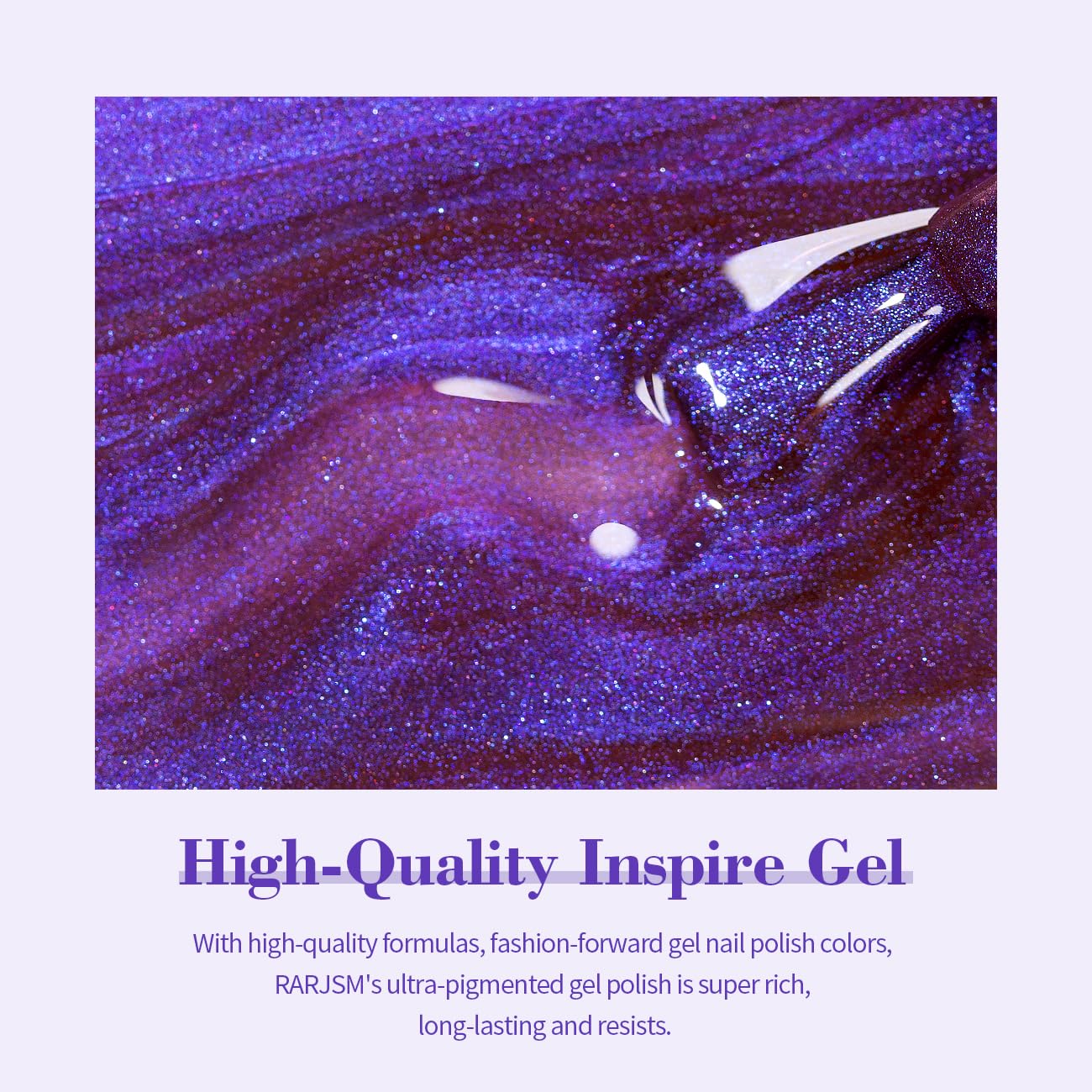 RARJSM Glitter Cat Eye Gel Nail Polish Aurora Purple Multi Color Velvet Diamond Cateye Gel Polish with Magnet Stick Reflective Shimmer UV LED Curing Requires Soak Off for Home Salon Manicure 15ml