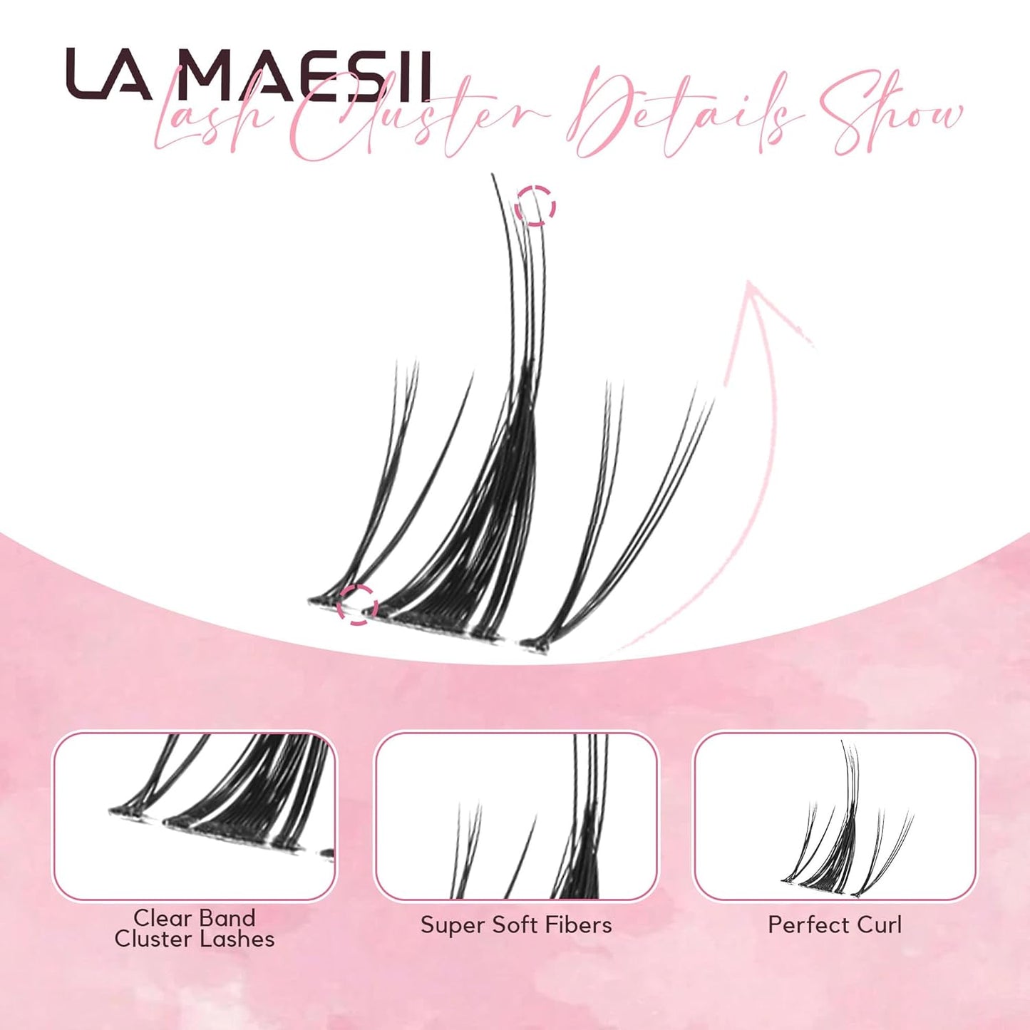 110Pcs Clear Band Lash Clusters 10-14mm Natural Look Cluster Eyelashes C Curl Resuable Invisible Band Individual Cluster Lashes(122)