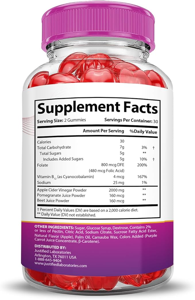 (2 Pack) Ripped Results Keto ACV Gummies Extreme 2000MG Ripped Results Keto Gummies Apple Cider Vinegar Formulated with Pomegranate Beet Juice Powder B12 Vegan Non GMO 120 Gummys