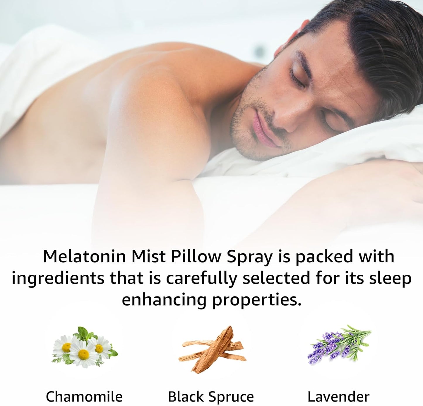 Deep Sleep Pillow Spray Lavender Chamomile Essential Oil Aromatherapy Mist for Sleep Relaxation Calming Stress Relief Bedtime Shower Spray Luxury Gift