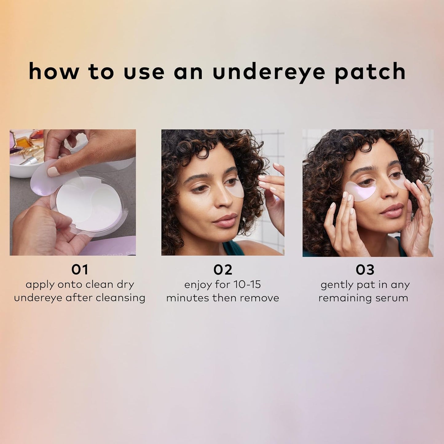 The Good Patch Brighten Up Hydrogel Under Eye Patches for Dark Circles and Puffy Eyes, Made with Niacinamide, Vitamin K, Pine Leaf Extract, Clinically Proven (18 Total Patch Sets)
