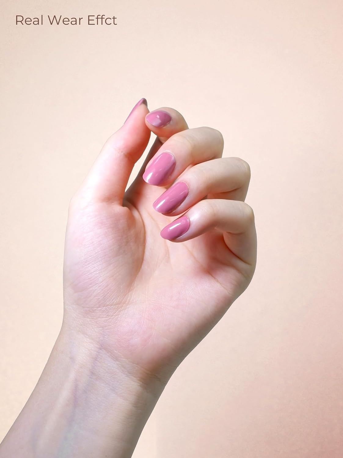 Pre Cured Gel Nail Strips - 44PCS Salon Quality Gel Nail Stickers - Long Lasting Polish Wraps for Women no UV Light Needed Easy Apply& Remove (Sultry Purple)