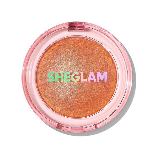 SHEGLAM Glowchi Bouncy Highlighter Mochi-like Formula Highlighter Long-lasting Shimmer Makeup-Red Bean