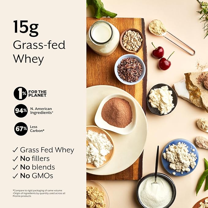 ProMix Protein Puff Bars, 12-Pack - Mint Chocolate- Marshmallow Crispy Treat - Great Tasting & Healthy On The Go Snack - High Protein & Low Calorie - Non-GMO & Free From Gluten, Soy, & Corn