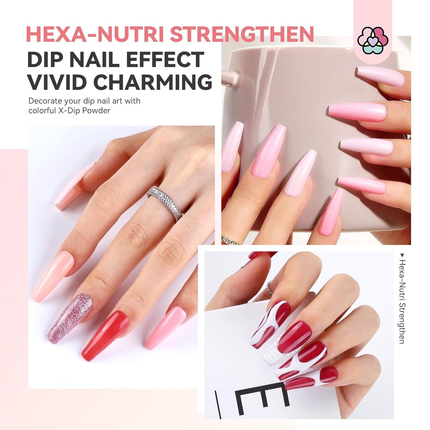 SAVILAND Dip Powder Nail Kit with Drill: 20 Colors All Season Nude Pink Keratin Dip Nails Powder Starter Kit with Dip Base Activator Top Coat Brush Saver for French Nail Art Manicure Home DIY