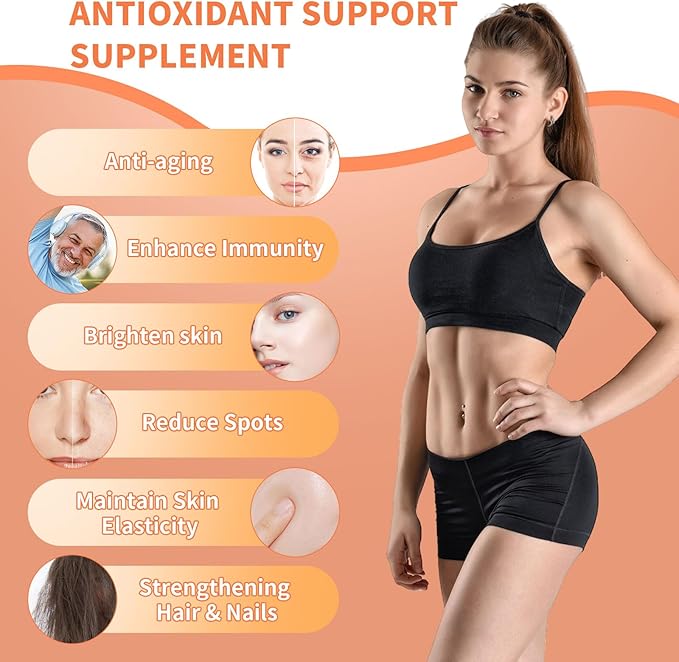 Glutathione Gummies for Skin Whitening - Glutathione 1000mg Supplement with Collagen Glow Gummies Sugar-Free Antioxidant Support for Women Skin Care Anti-Aging Immunity Pineapple Flavor 120ct