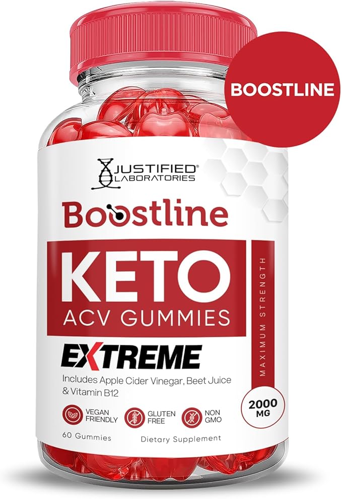 (2 Pack) Boostline Keto ACV Gummies Extreme 2000MG Boost Line Keto Gummies Apple Cider Vinegar Formulated with Pomegranate Beet Juice Powder B12 Vegan Non GMO120 Gummys
