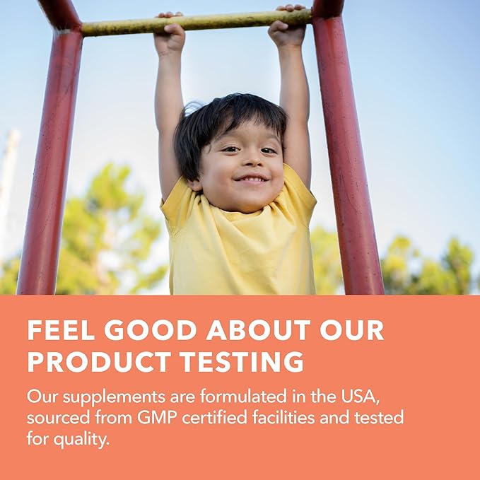 Omega 3 Kids Gummies | Omega 3-6-9 Vegetarian Plant-Based Fish Oil for Kids | EPA + DHA for Kids 2+ | Body & Brain Development | No Fishy Taste | Lemon & Orange Flavors | 60 Vegan Fish Oil Gummies