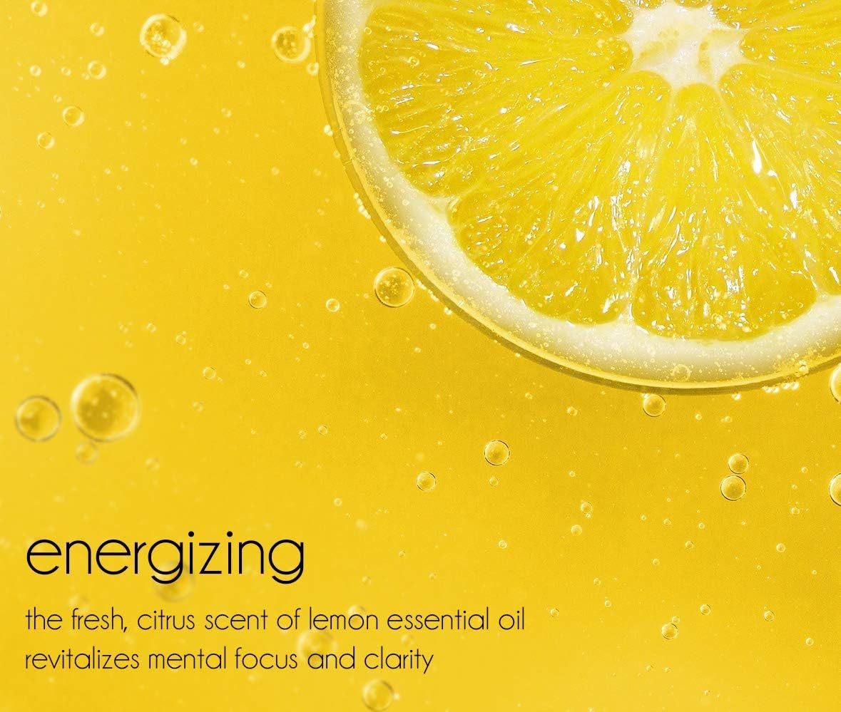 Lemon Essential Oil - 16 fl oz (473 ml) Amber Glass Bottle - 100% Pure Essential Oil - GreenHealth