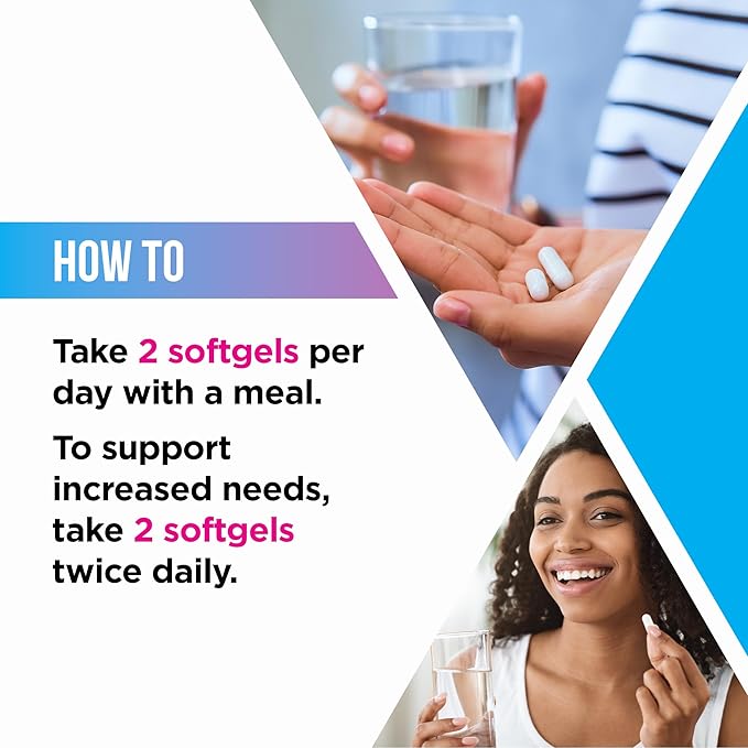 Livingood Daily Fish Oil Supplements with Omega 3 Fatty Acid, Omegas (60 Softgels) - EPA & DHA Fish Oil Pills Support Heart & Joint Health - Promotes Healthy Digestion & Brain Function - Non-GMO