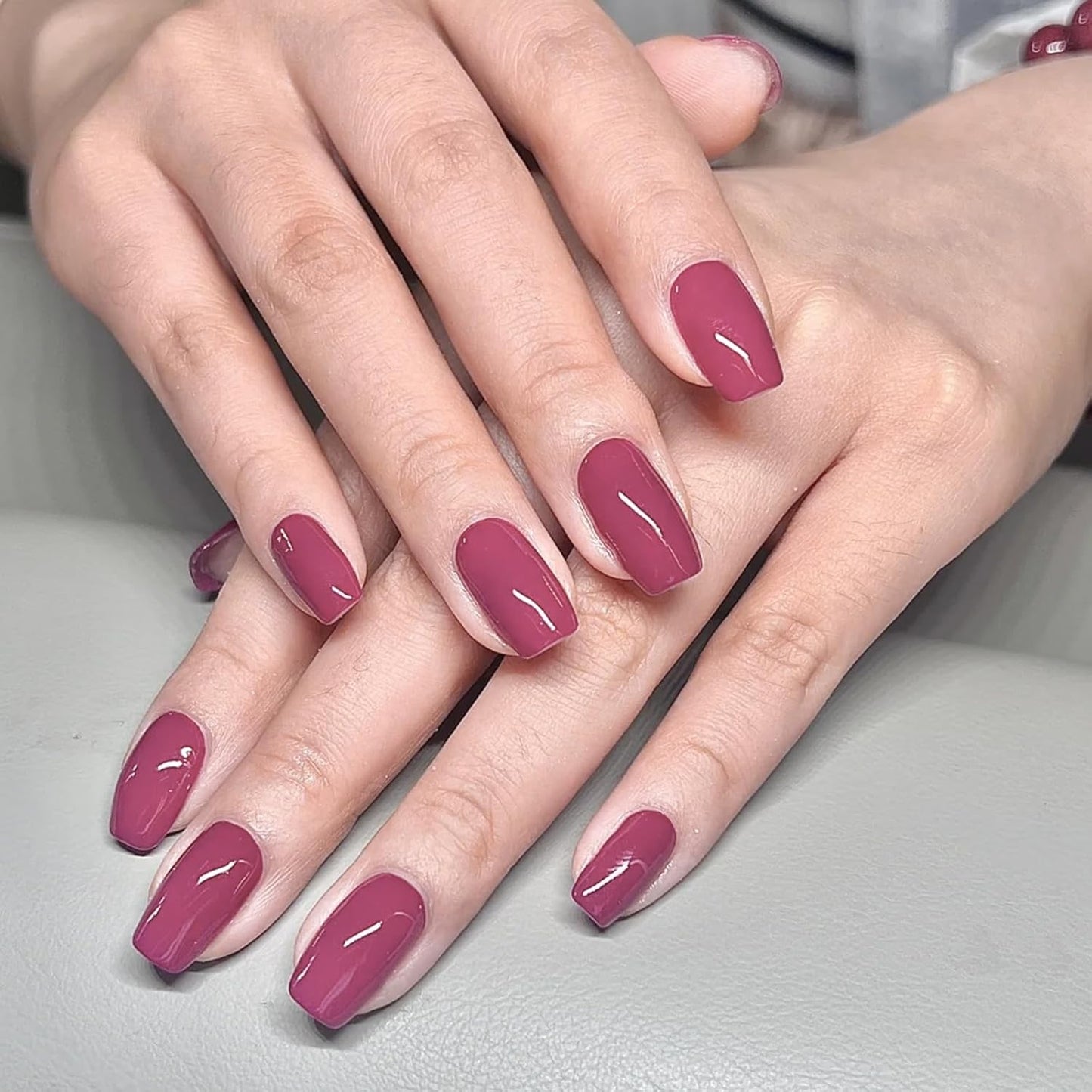 Major Dijit Quick Dry Nail Polish Dark Pink Summer Nail Lacquer for Nail Art Regular Nail Polish 0.41 fl oz.