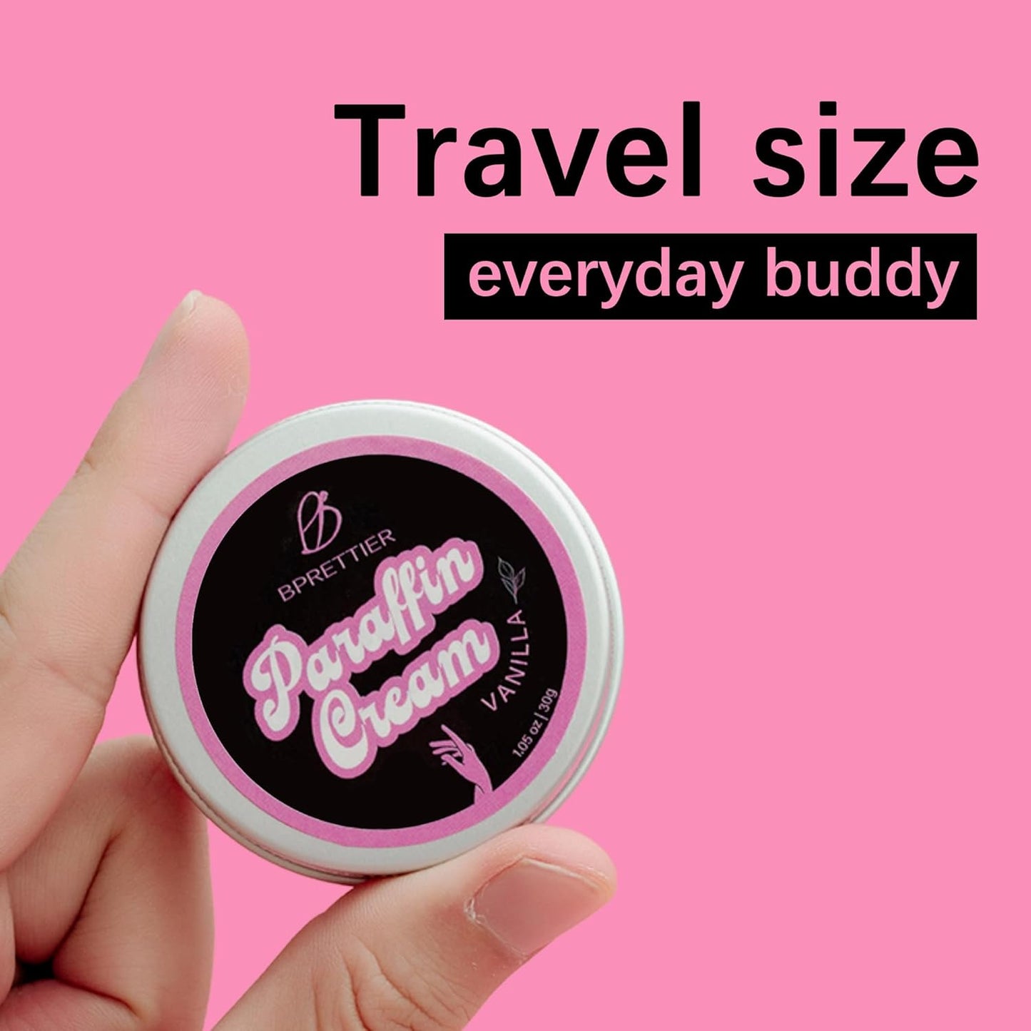 Cold Paraffin Wax Hand and Feet Nourishing Cream - No Heat Needed - Shea Butter Cuticle Care Balm - Vanila Scent - at Home Spa Results Without Melting Kits