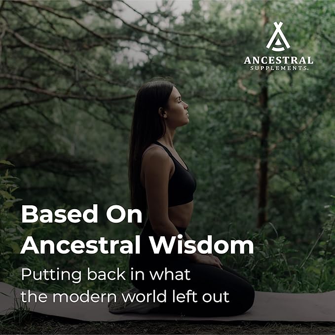 Ancestral Supplements Grass Fed Beef Living Collagen Nutritional Powder Supplement, 3000mg, Promotes Healthier, Younger Looking Skin, Hair, Nails and Joints, Type II, 180 Capsules