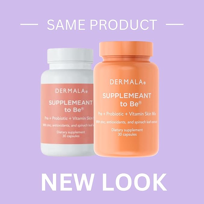 #FOBO SUPPLEMEANT to Be Acne Supplement | All Natural Daily Prebiotics Probiotics Vitamins Skin Mix with Zinc | Improve Clear Blemish-Free Radiant Skin Through Balancing Gut Health