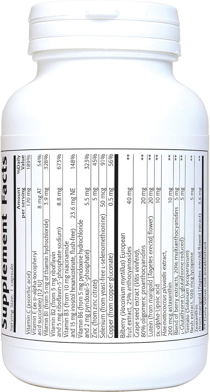 New Roots | Eye Supplement with Billberry, Lutein, Zeaxanthin and Multi-Vitamins, Designed with Naturopathic Doctors (30 Capsules)